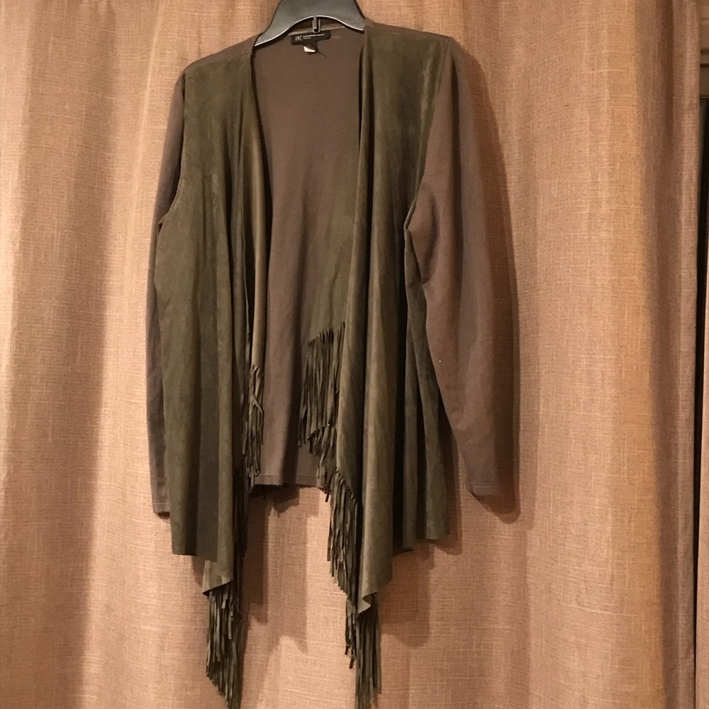 Western flare fringe cover jacket. Never worn.